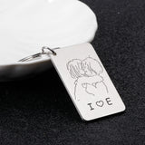 Couples Keychain Gift for Boyfriend Girlfriend, Valentine's Day Present