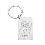 Couples Keychain Gift for Boyfriend Girlfriend, Valentine's Day Present