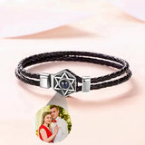 925 Silver Hexagram Projection Bracelet for Him