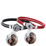 925 Silver Hexagram Projection Bracelet for Him