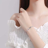 Photo Projection Bracelet Four-Leaf Clover Couple Bangles