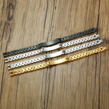 Personalized Stainless Steel Nameplate Couple ID Bracelet
