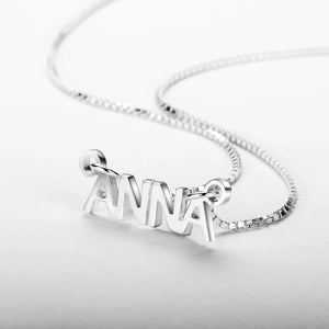 925 Silver Personalized Name Necklace - Gift for Her