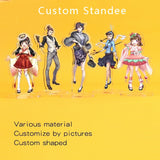 Anime Acrylic Standing Star Photo Printed Transparent Clear Standee