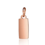 Stainless Steel Cuboid Pendant for DIY Jewelry Making