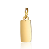 Stainless Steel Cuboid Pendant for DIY Jewelry Making