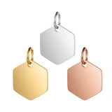 Stainless Steel Geometric Pendant for Jewelry Making