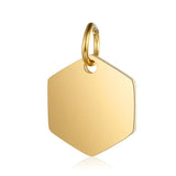 Stainless Steel Geometric Pendant for Jewelry Making