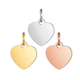 Stainless Steel Heart Pendant for Jewelry Making