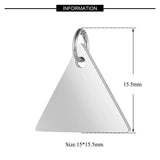 Stainless Steel Pendant for DIY Jewelry Making