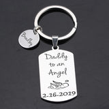 Child Name Time Keychain Miscarriage Gift Loss Of A Child Personalized