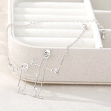 Child's Drawing Name Bracelet Personalized Jewelry