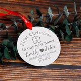Personalized First Christmas Tree Pendant Decor