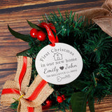 Personalized First Christmas Tree Pendant Decor