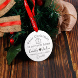 Personalized First Christmas Tree Pendant Decor