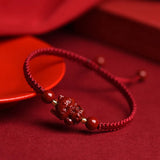 Cinnabar Fox Chinese Zodiac DIY Bracelet for Woman
