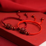 Cinnabar Fox Chinese Zodiac DIY Bracelet for Woman