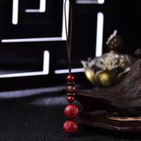 Cinnabar Zodiac Key Chain Organic Jewellery Chinese Natural Charm Amulet