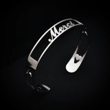 Custom Nameplate Bracelet Stainless Steel Jewelry
