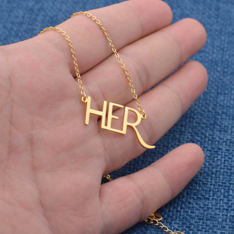 Company Logo Necklace-Logo Jewelry-Best Gift For Girls