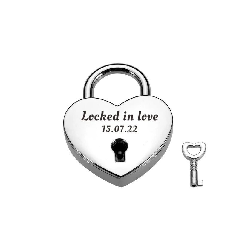 Personalized Lover Keychain Lock Key Gift
