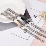 Couple Memorial Bangle Wedding Bracelet Engraved Sets Gift