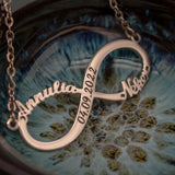 Couple Names Unlimited Symbols Stainless Steel Necklaces