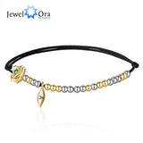 Personalized Engraving Rose Bracelet Adjustable Chain