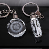 Custom Crystal DIY Logo Key Chain with Laser Engraving