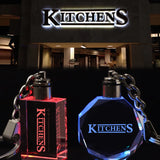 Custom Crystal DIY Logo Key Chain with Laser Engraving