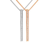 Custom Crystal Pendant Name Necklace for Women