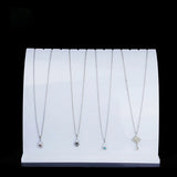 Curved Acrylic Necklace Display Stand Holder