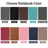 DIY Leather Notebooks Soft Cover Business A5 Journals