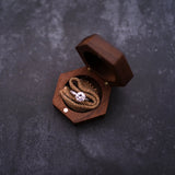 Personalized Wood Ring Box with Name & Date