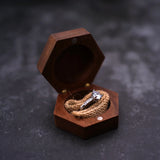 Personalized Wood Ring Box with Name & Date