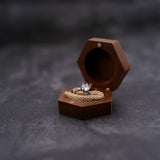 Personalized Wood Ring Box with Name & Date