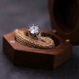 Personalized Wood Ring Box with Name & Date