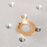 Date Name Logo Circle Bracelets for Women Men