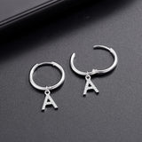 Custom Initial Earrings Stainless Steel Personalized Jewelry