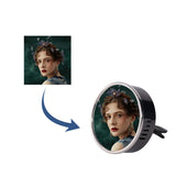 Employee Photo Car Air Freshener Vent Clip for Men