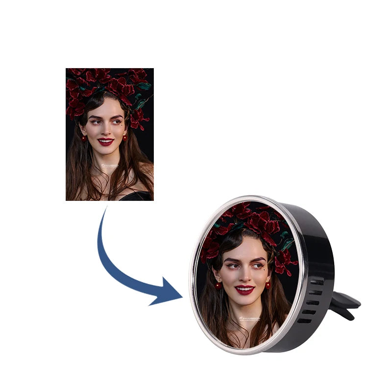 Employee Photo Car Air Freshener Vent Clip for Men