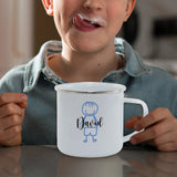 Enamel Mug w/ LOGO Photo Text Sublimation Print Office Home Funny Water Cups
