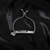 Children's Heart Pendant Bracelet Stainless Steel Baby Jewelry