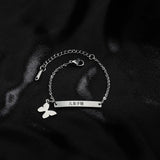 Children's Heart Pendant Bracelet Stainless Steel Baby Jewelry