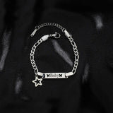 Children's Heart Pendant Bracelet Stainless Steel Baby Jewelry