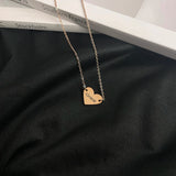 Personalized Love Heart Pendant Necklace for Women