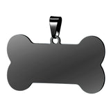 Custom Engraved Stainless Steel Pet ID Tag Bone Shape SL-024