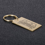 Personalized Couple Name Car Logo Keychain