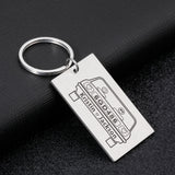 Personalized Couple Name Car Logo Keychain