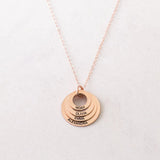 Engraved Name Pendant Necklace Personalized Stainless Steel Jewelry